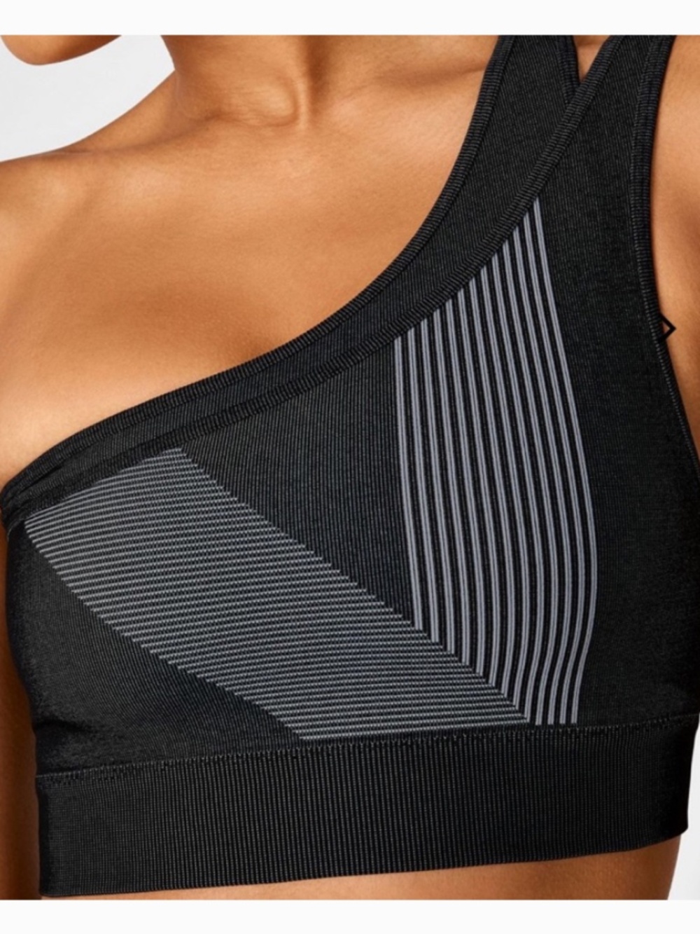 Fabletics Seamless Sports Bra One-Shoulder XS